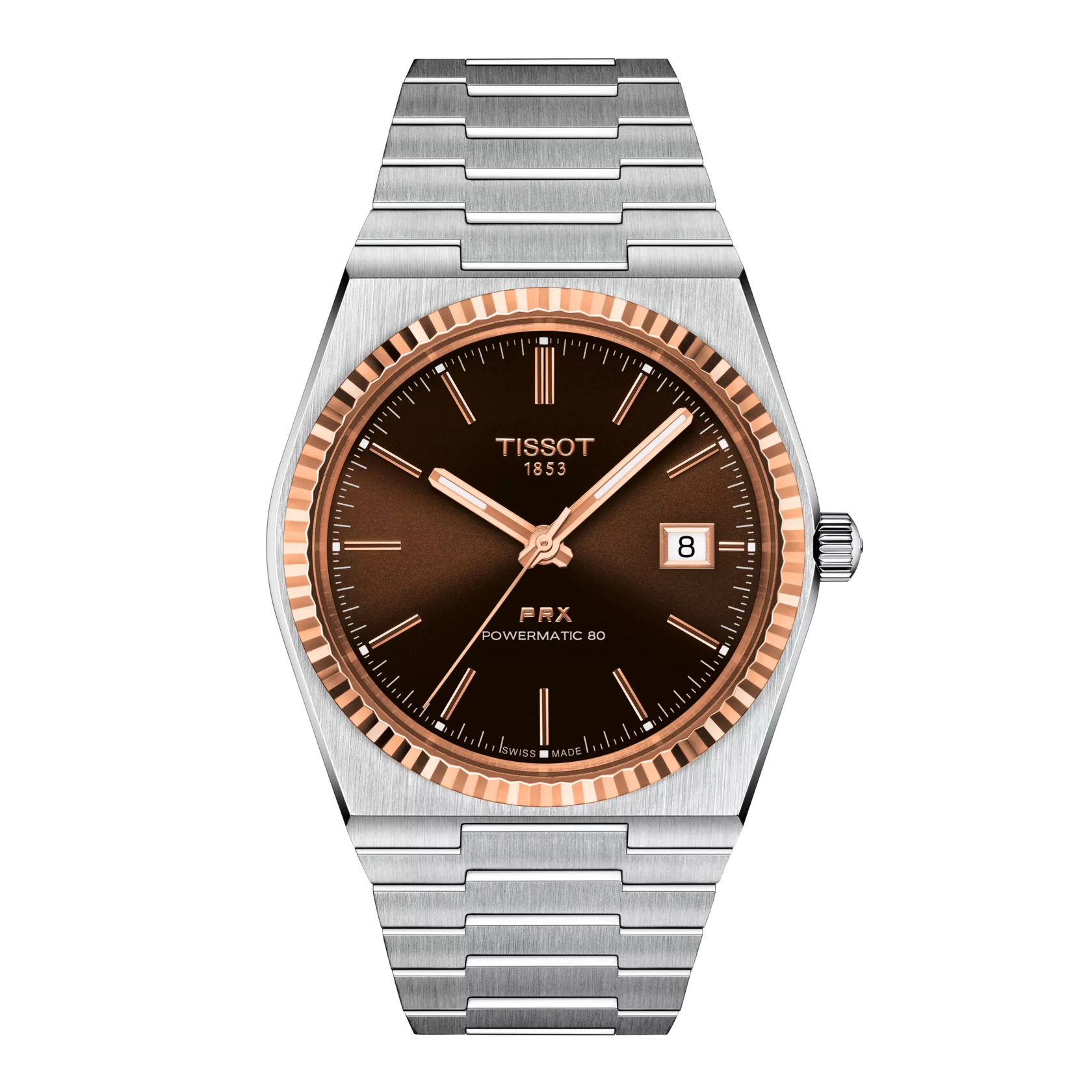 Tissot PRX Powermatic 80 Steel & 18K Gold Bezel 40mm