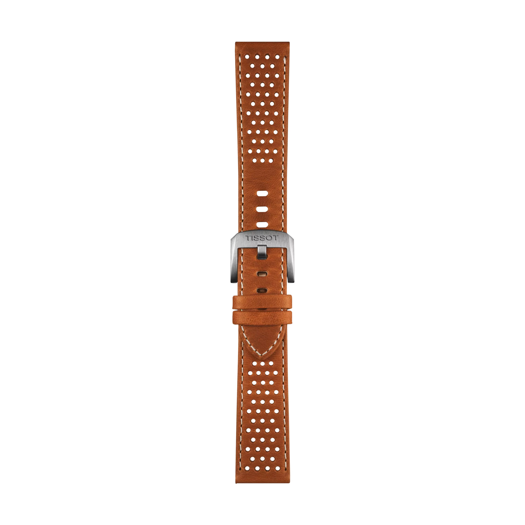 Tissot Official Light Brown Leather Strap Lugs 20 mm