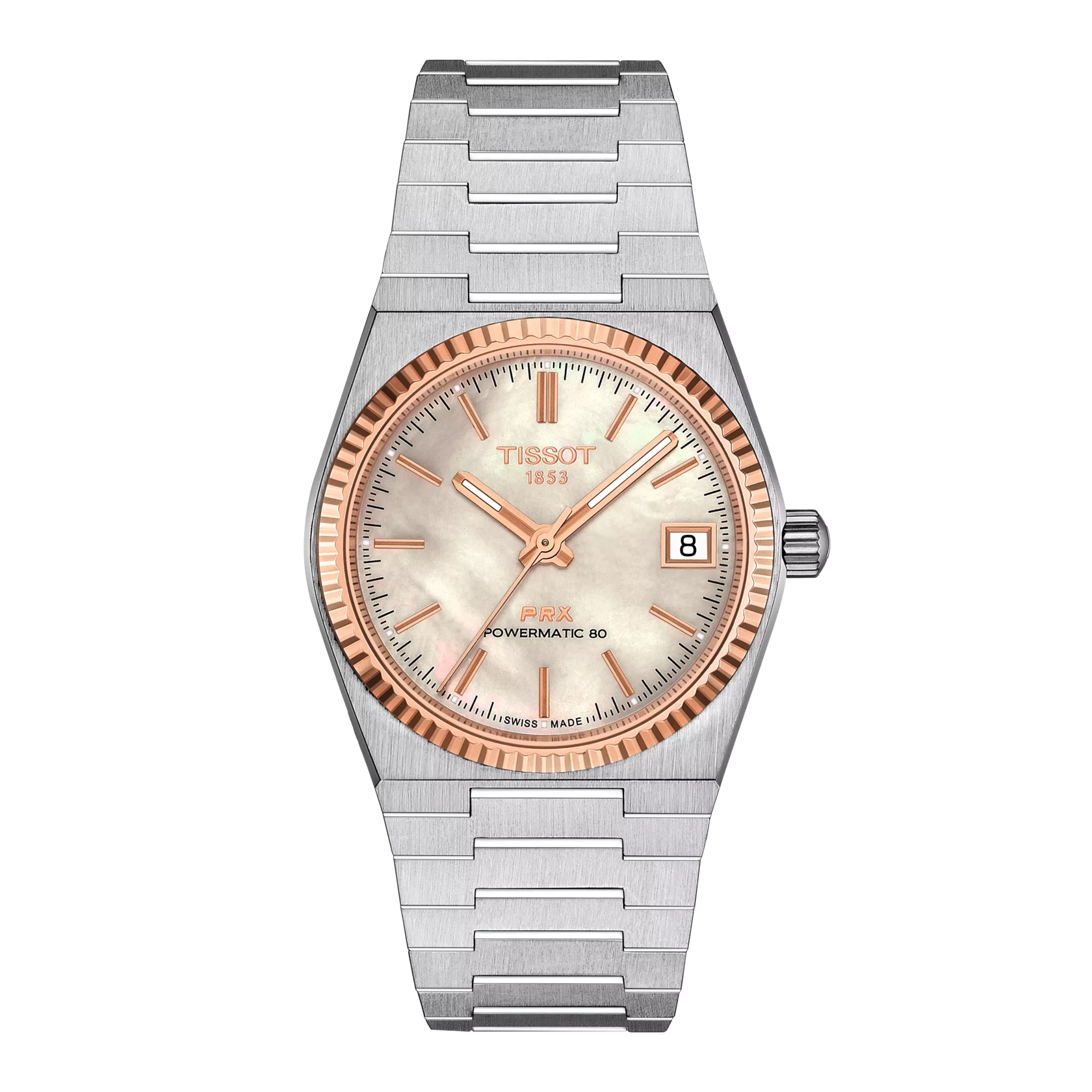 Tissot PRX Powermatic 80 Steel & 18K Gold Bezel 35mm